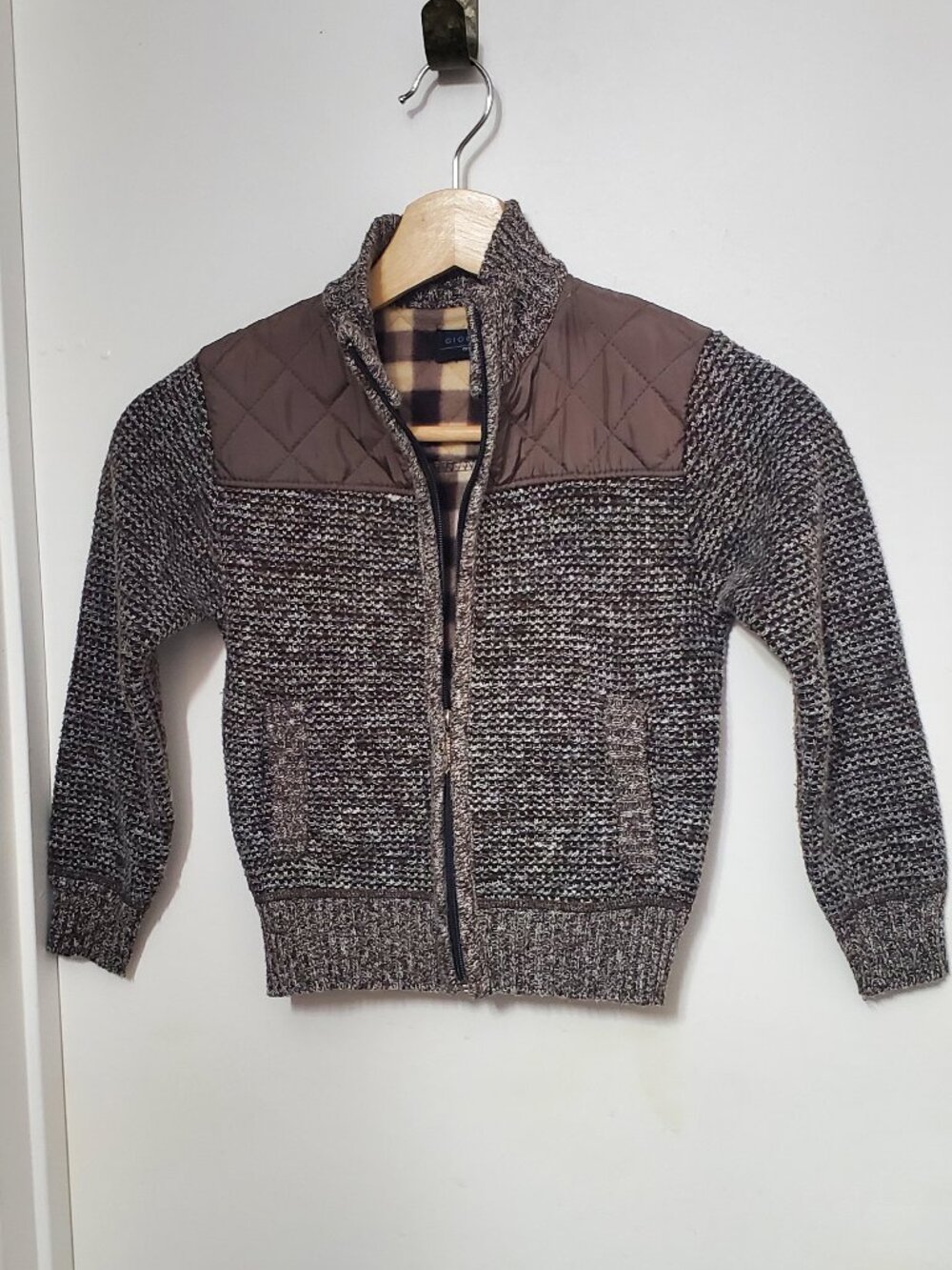 Gioberti Lined Sweater Cardigan Boys Size 4T